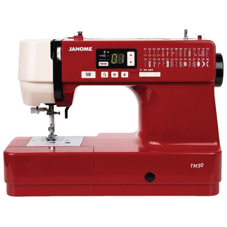 Janome TM30 Computerised Sewing Machine with Bonus 1/4 inch seam foot